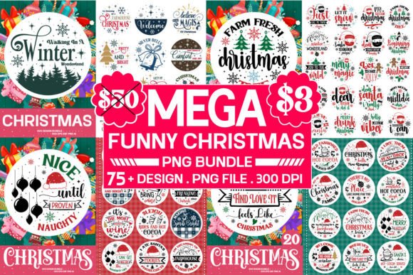Download Christmas Round Sign Svg Bundle Christms - Svg Collection