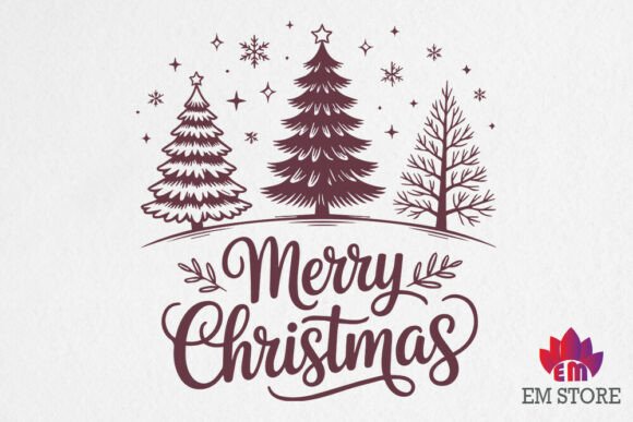 Download Merry Christmas Trees SVG - Svg Collection