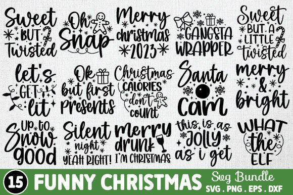 Download Funny Christmas SVG Bundle - Svg Collection