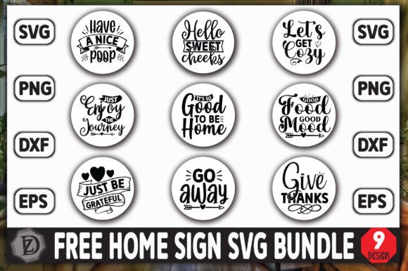Download Free Home Sign SVG Bundle - Svg Collection