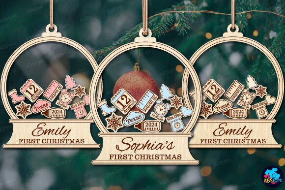 Download Baby's First Christmas Ornament Svg - Svg Collection