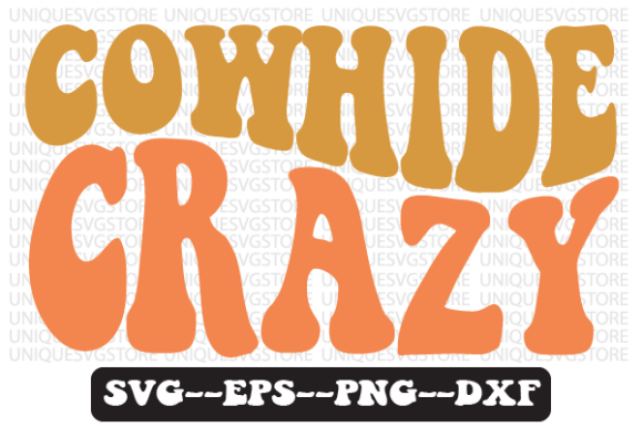Download Cowhide Crazy Retro Wavy Svg Design - Svg Collection