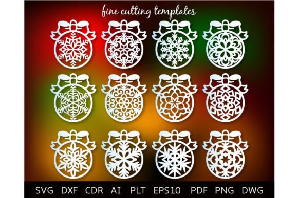 Download Christmas Balls SVG Bundle, Tree Baubles - Svg Collection