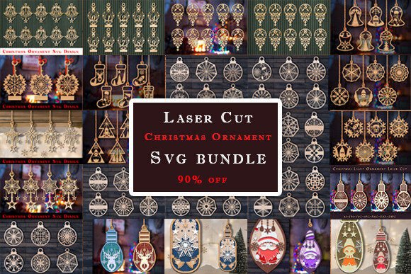 Download Laser Cut Christmas Ornament Svg Bundle - Svg Collection