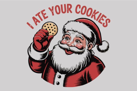 Download Funny Vintage Santa Claus SVG -Retro Chr - Svg Collection