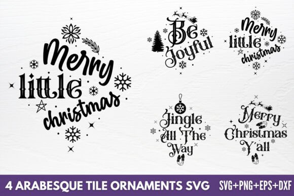 Download Arabesque Tile Ornaments SVG, 4 SVG - Svg Collection