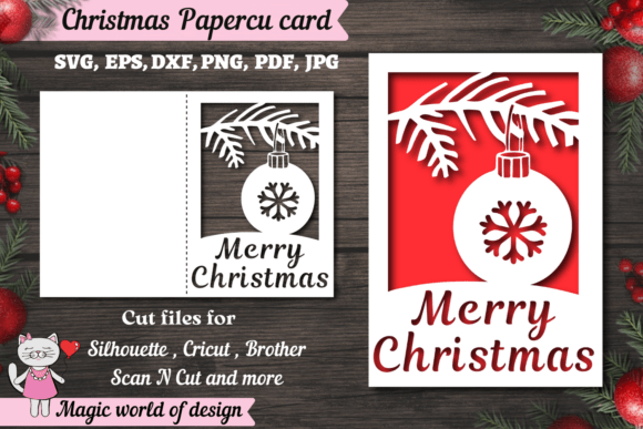Download Christmas Card Svg, Xmas Cricut Joy Card - Svg Collection