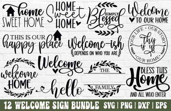 Download Welcome Sign SVG Bundle - Welcome SVG - Svg Collection