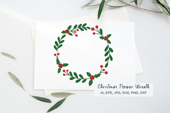 Download Holly Wreath Svg, Christmas Wreath Svg, - Holly Collection
