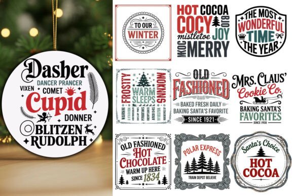 Download Farmhouse Christmas Sign SVG Bundle - Svg Collection