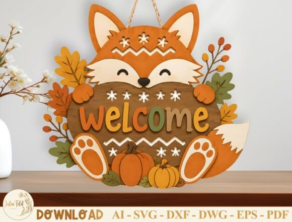 Download Fall Door Hanger Laser Cut File SVG - Svg Collection