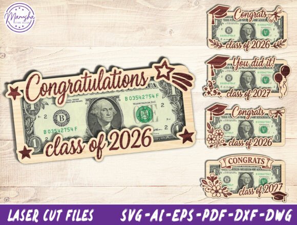 Download Graduation Money Card Holder SVG Bundle - Svg Collection