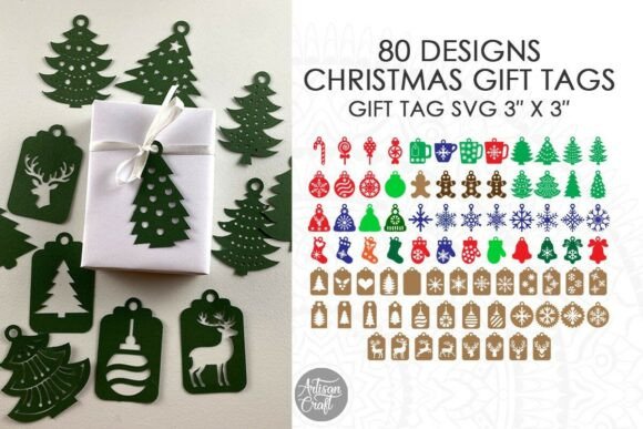 Download Christmas Gift Tag SVG Bundle - Svg Collection