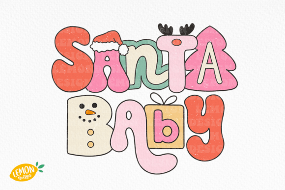 Download Retro Christmas Quote Santa Baby SVG - Svg Collection