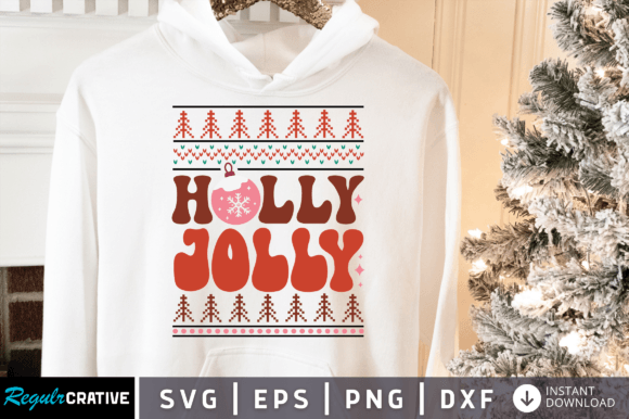 Download Holly Jolly SVG Design - Holly Collection