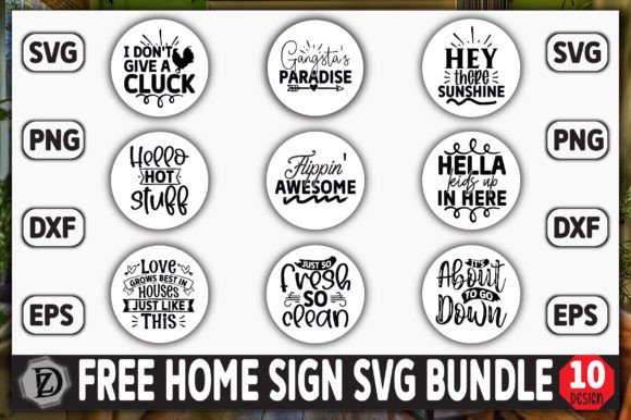 Download Free Home Sign SVG Bundle - Svg Collection