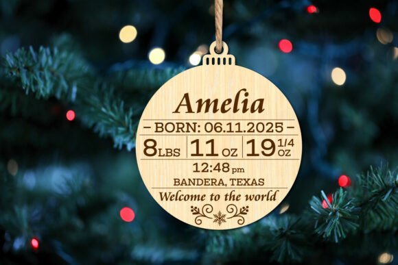 Download Baby's First Christmas Ornament SVG - Svg Collection