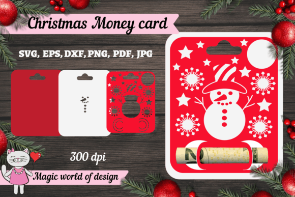 Download Snowman Christmas Money Card Svg - Svg Collection