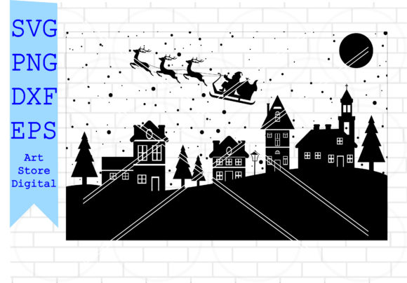 Download Christmas Scene Svg. Christmas Santa Svg - Svg Collection