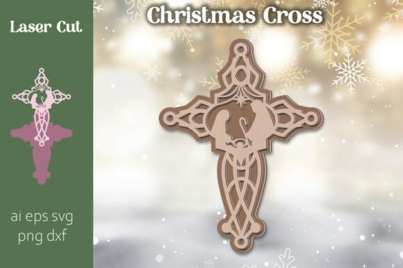 Download Nativity Christmas Cross Svg, Religious - Svg Collection