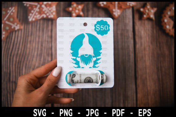 Download Christmas Money Card Holder SVG - Svg Collection