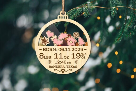 Download Baby's First Christmas Ornament SVG - Svg Collection