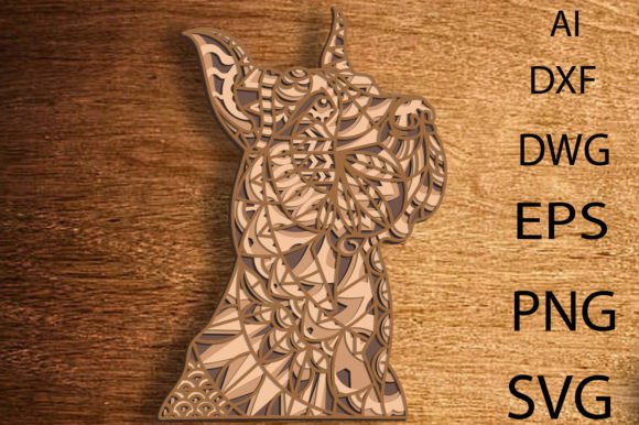 Download Great Dane Dog Multilayer Svg/Zentangle - Svg Collection