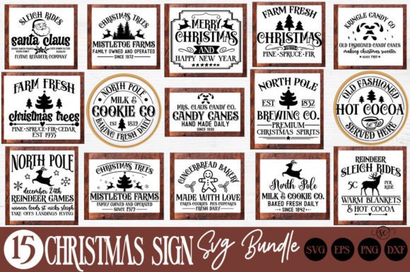 Download Farmhouse Christmas SVG Bundle - Svg Collection