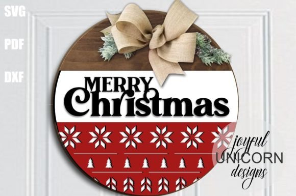 Download Merry Christmas Door Hanger SVG - Svg Collection
