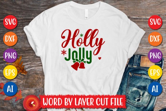 Download Holly Jolly SVG Design - Holly Collection