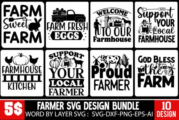 Download FarmHouse SVG BUndle - Svg Collection