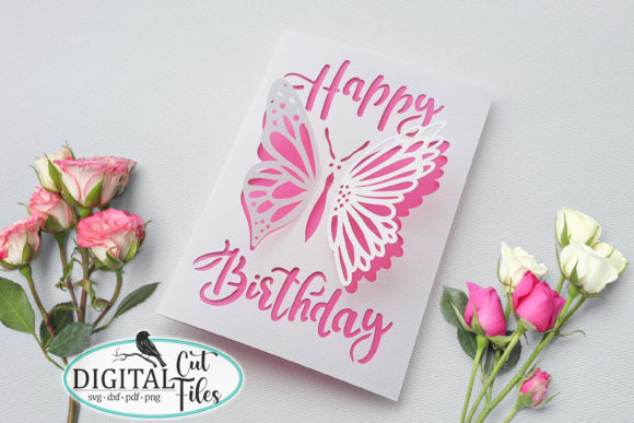 Download Pop Up Butterfly Birthday Card Svg - Svg Collection