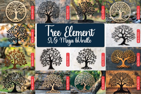 Download Tree Laser Cut SVG Mega Bundle - Svg Collection