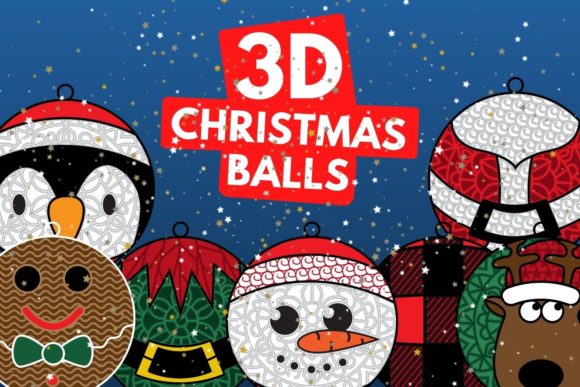 Download 3D Christmas Balls SVG Bundle | Vol. 2 - Svg Collection