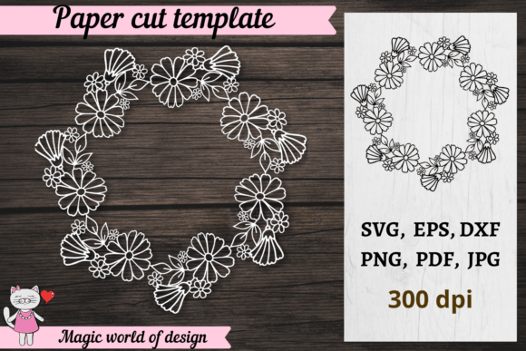 Download Chamomile Floral Frame Svg Cricut SVG - Svg Collection