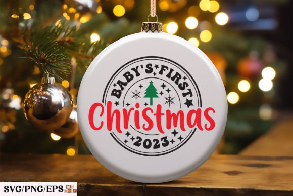 Download Baby's First Christmas 2023 SVG Design - Svg Collection