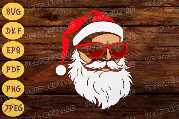 Download Rock Santa Claus SVG Cool Christmas DXF - Svg Collection