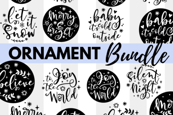 Download Christmas Ornament Svg Bundle, Woodslice - Svg Collection