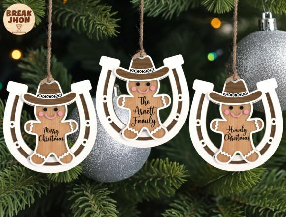 Download Cowboy Gingerbread Ornament Svg - Svg Collection
