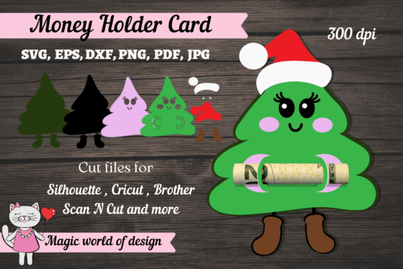 Download Christmas Tree Money Card Svg, 3d Paper - Svg Collection