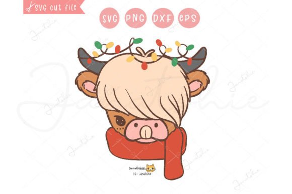 Download Baby Highland Cow First Christmas SVG - Svg Collection