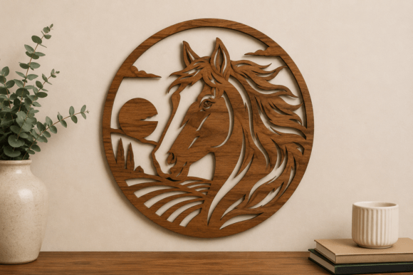 Download Horse Wall Art SVG Laser Cut File - Svg Collection