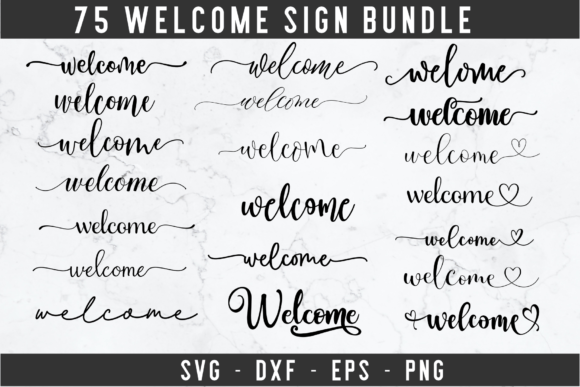 Download Welcome Svg Bundle, Welcome Sign Svg - Svg Collection