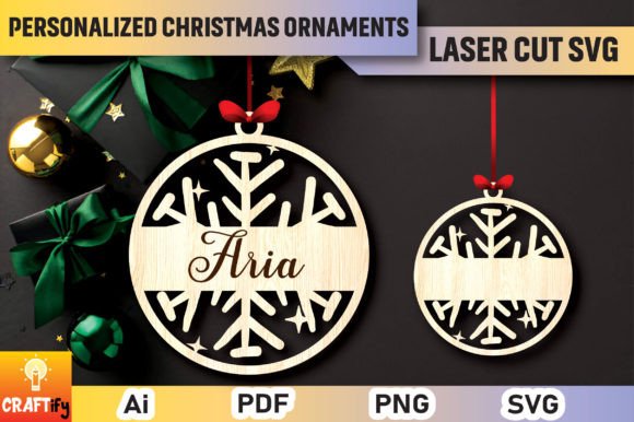 Download Personalized Christmas Ornaments SVG - Svg Collection