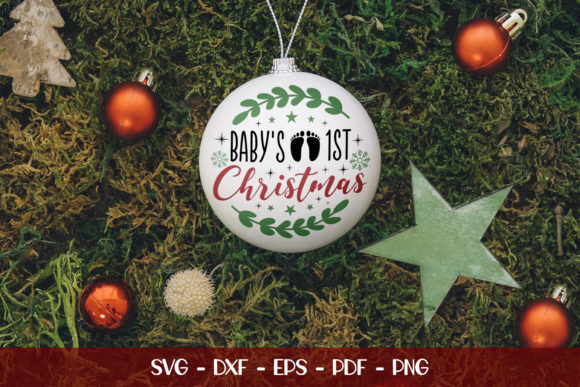 Download Baby's First Christmas, Ornament SVG - Svg Collection