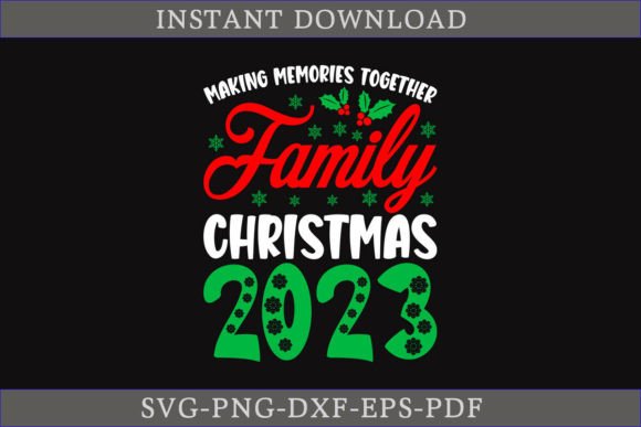Download Family Christmas 2023 SVG Cut File - Svg Collection