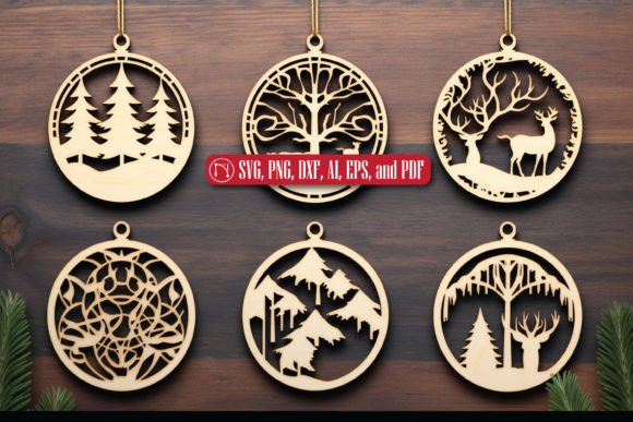 Download Laser Cut Christmas Ornament SVG Bundle - Svg Collection