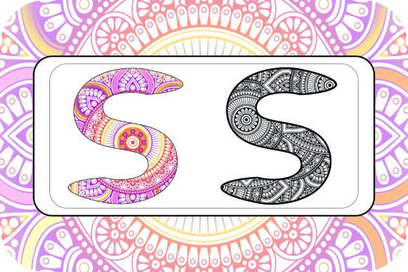 Download Layered Alphabet S Letter 3D Mandala SVG - Svg Collection
