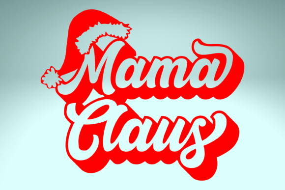 Download Mama Claus Retro Christmas Xmas SVG Png - Svg Collection