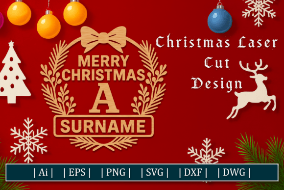 Download Laser Cut Christmas Family Name SVG - Svg Collection